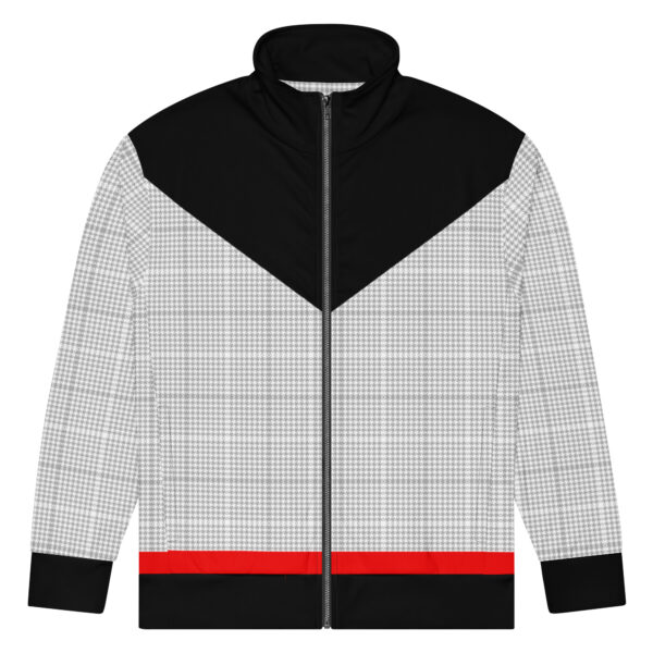 Men's Track Jacket-HoundTooth - Image 5