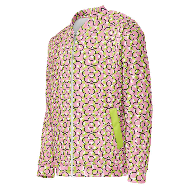 Women's Bomber Jacket-Flower Power - Image 2